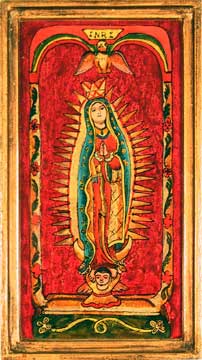 V. Guadalupe Glass Painting, Peru