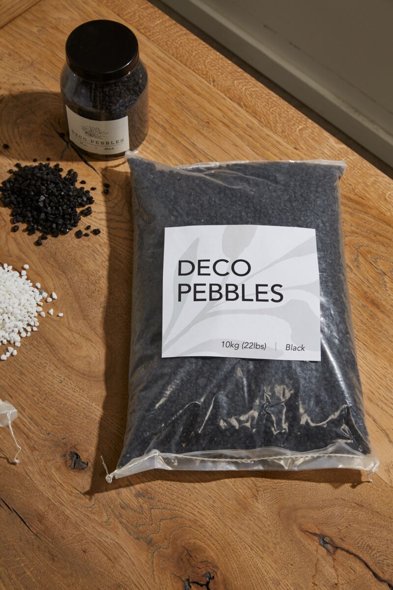 Deco Pebbles 22lbs Black