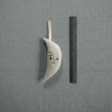 Beige/Gold Moon Man - Lavender & Cotton Ornament, Token