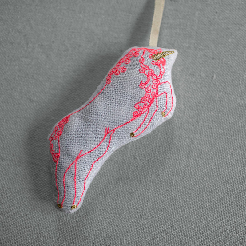 Magical Unicorn- Cotton & Lavender filled Ornament, Scented