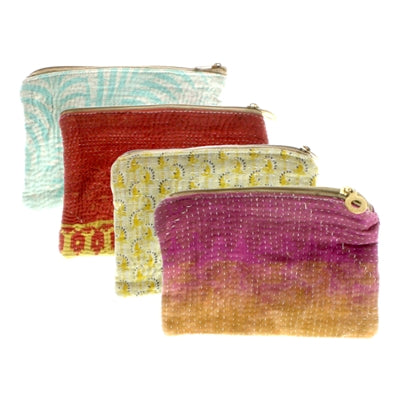 Handmade Kantha Pouch