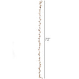 Closed Pinecone Garland - Luster Rose Gold