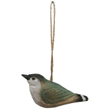 Carved Wood Birds - Set of 6