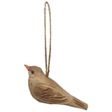 Carved Wood Birds - Set of 6