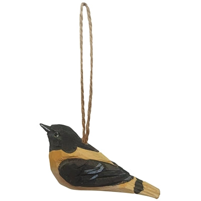 Carved Wood Birds - Set of 6