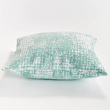 Hana Square Indoor-Outdoor Pillow 24", Teal Blue