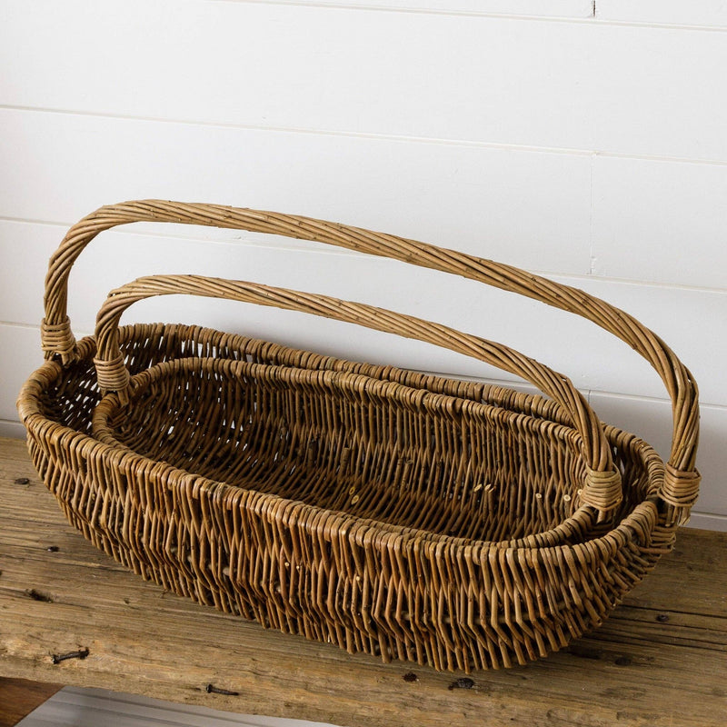 Small Oval Wicker Baskets