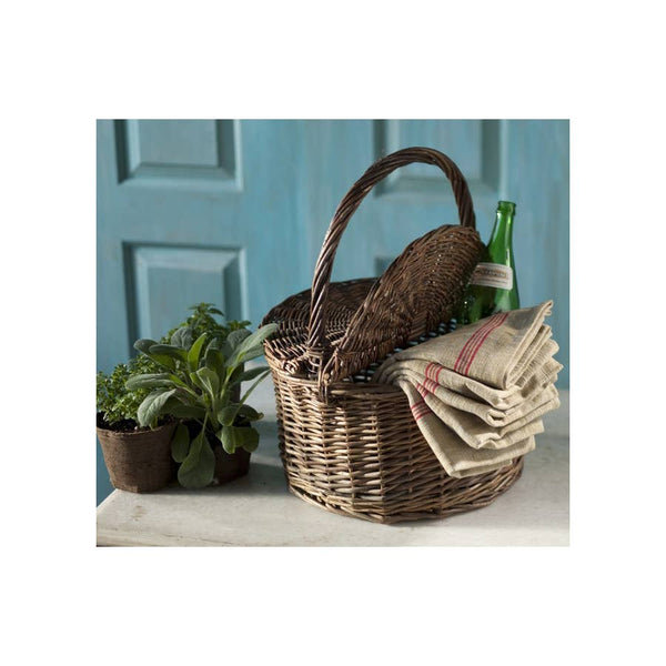 Handmade Willow Picnic Basket