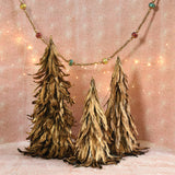 Feather Tree - Sm - Gold Luster