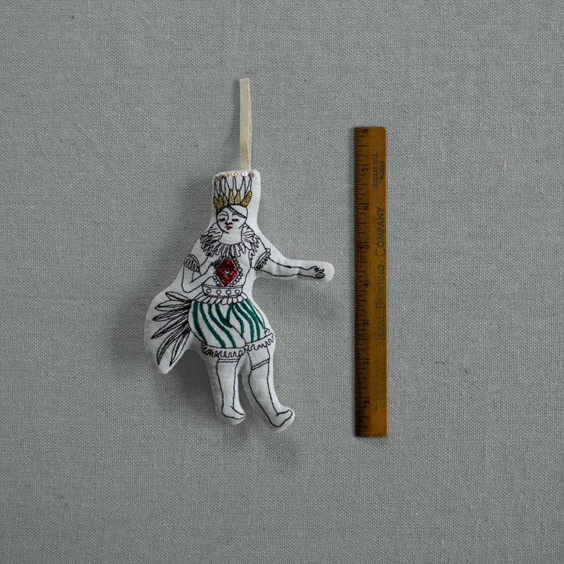 Mini Dancing Jester - Cotton & Lavender filled Ornament