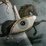 Evil Eye, Cotton & Lavender stuffed Ornament, Token