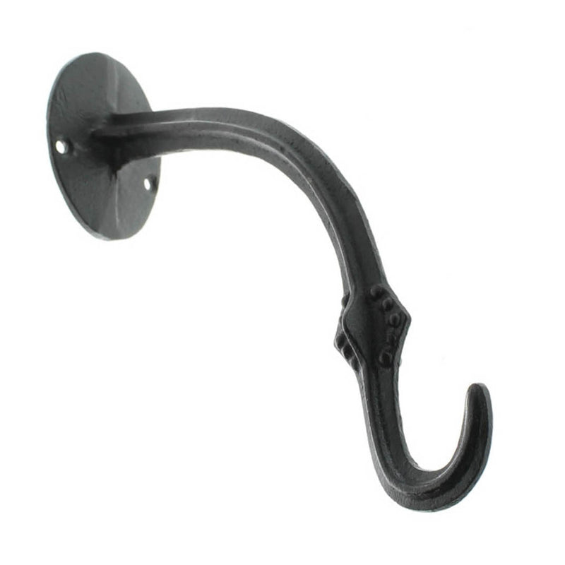 GAZEBO WALL HOOK - CAST IRON - ANTIQUE BLACK