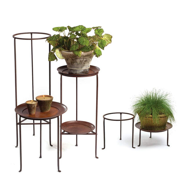 12"D x 12"H IRON PLANT STAND