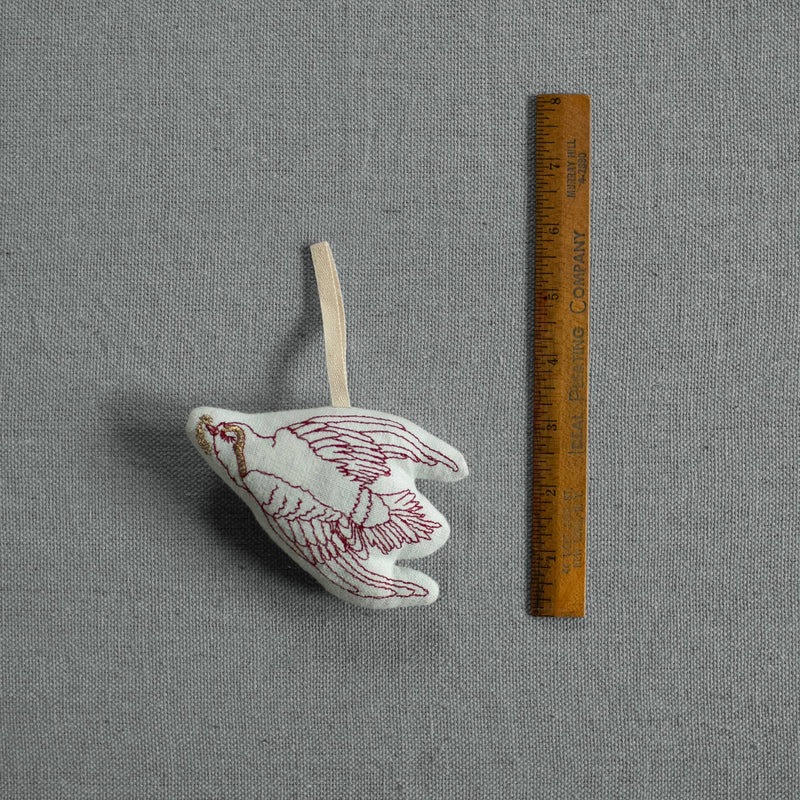 Noah Dove - Lavender & Cotton filled Ornament, Scented Token
