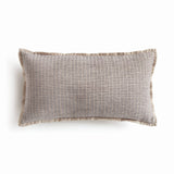 Sasha Lumbar Indoor-Outdoor Pillow, Taupe Mocha