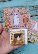 Ghosts on Vacation mini art