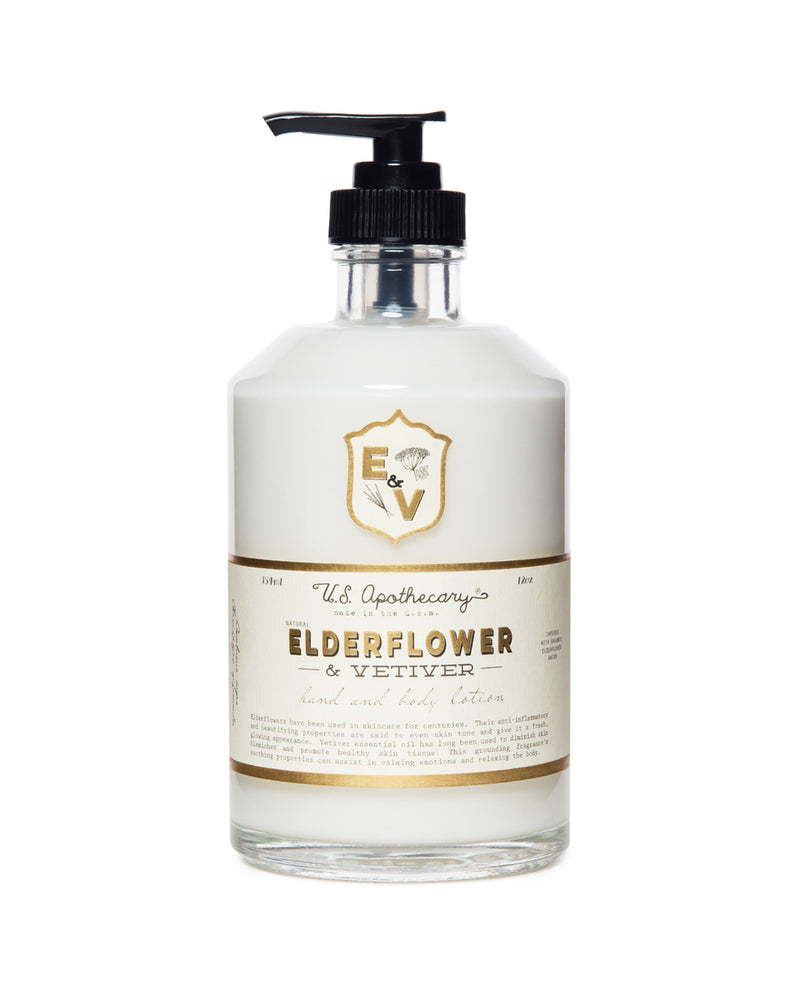 12oz Lotion - Elderflower/Vetiver