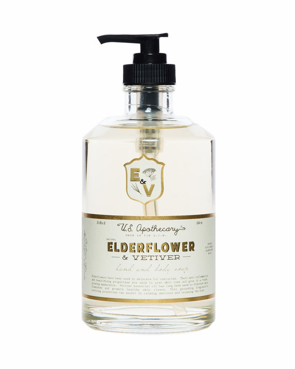 12oz Hand Soap - Elderflower/Vetiver