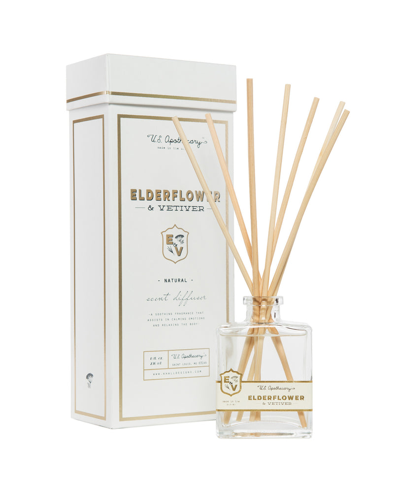 8oz Diffuser Kit - Elderflower/Vetiver