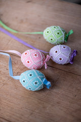 Pastels with  Cut-outs Hand painted egg - Small