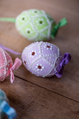 Pastels with  Cut-outs Hand painted egg - Small