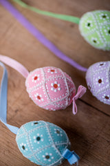 Pastels with  Cut-outs Hand painted egg - Small