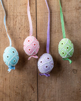 Pastels with  Cut-outs Hand painted egg - Small