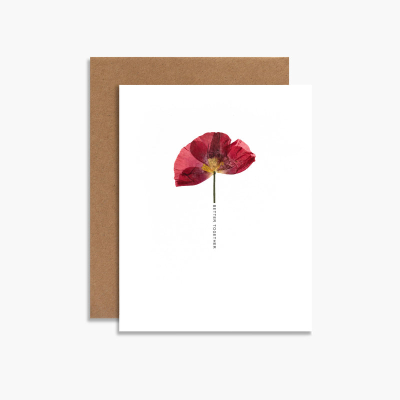 Better Together Botanical Card