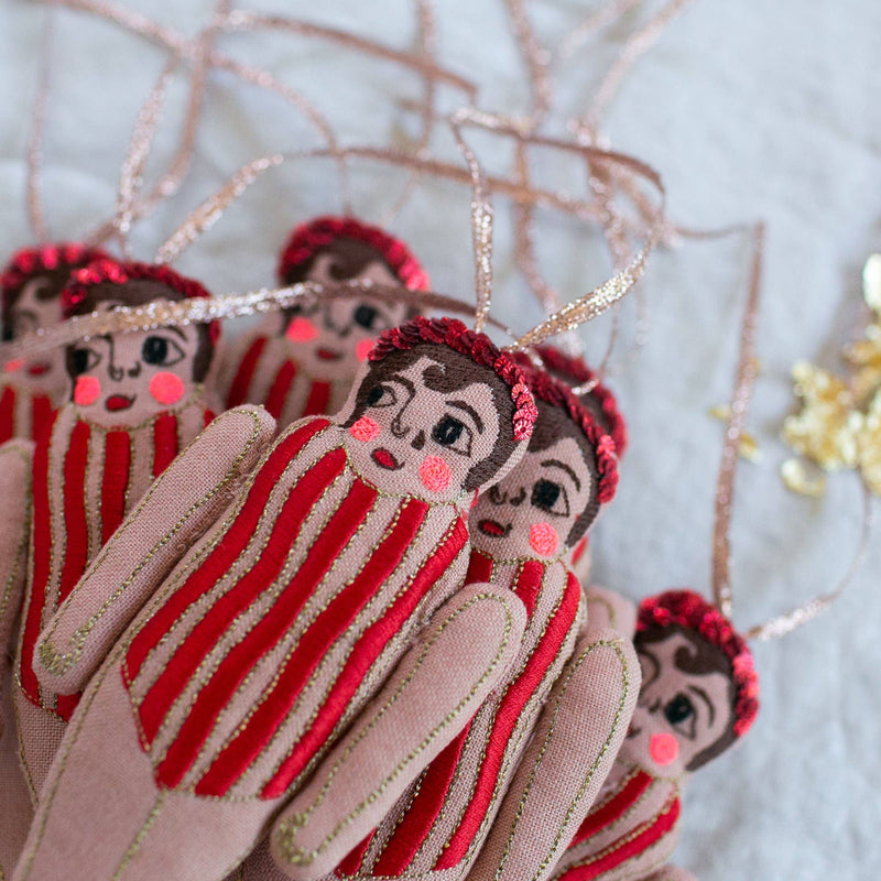 Chubby Carnival Babies - Cotton & Lavender filled Ornament