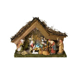 9.5" NATIVITY LED NAT FIGURES+STABL