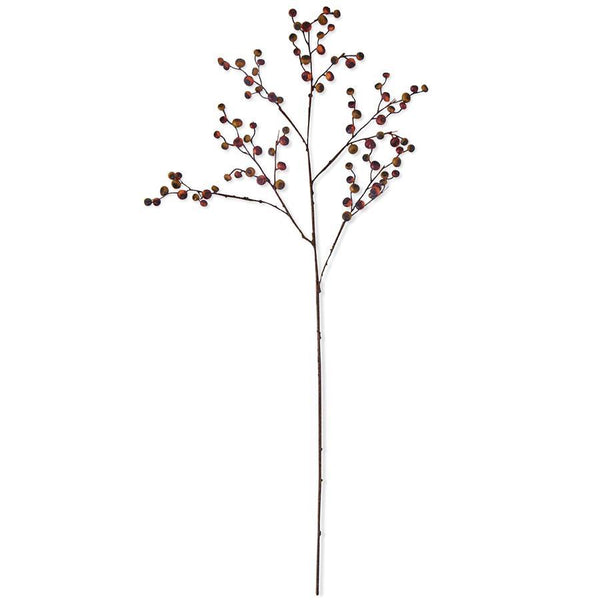 36 Inch Orange/Flame Berry Spray