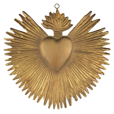 Milagro Heart Hanging Ornament, Metal