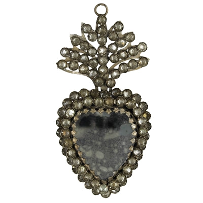 Hanging Heart Ornament, Glass