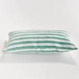 Grant Lumbar Indoor Outdoor Pillow, Teal Blue