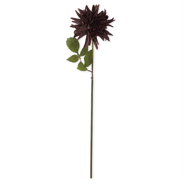 28.25 Inch Burgundy Real Touch Dahlia Stem