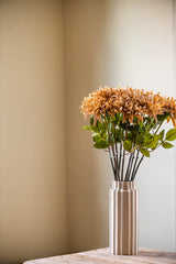 28.25 Inch Tan Real Touch Dahlia Stem