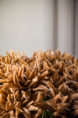 28.25 Inch Tan Real Touch Dahlia Stem