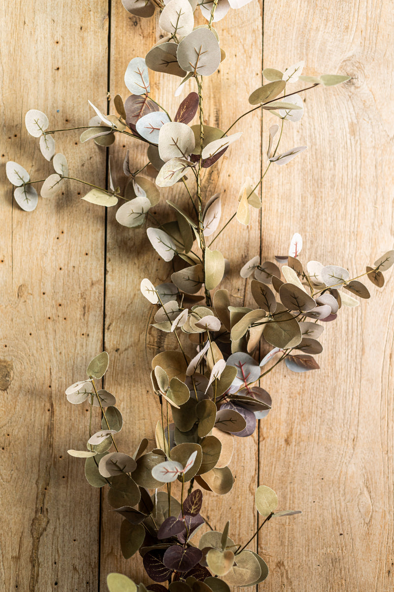 70 Inch Green Two-Tone Eucalyptus Garland