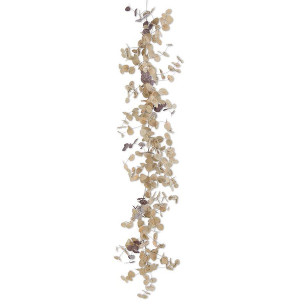 70 Inch Tan Two-Tone Eucalyptus Garland