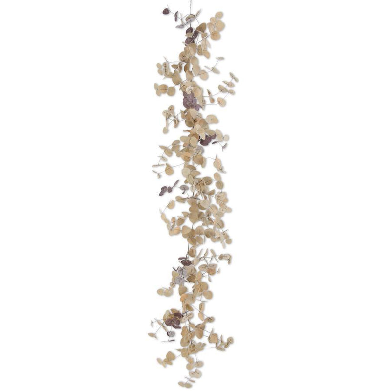 70 Inch Tan Two-Tone Eucalyptus Garland