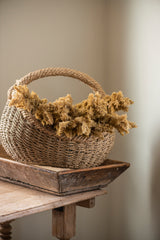 36.5" Green Brown Flocked Cypress Branch