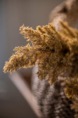 36.5" Green Brown Flocked Cypress Branch
