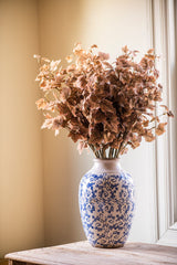 34 Inch Tan w/Green Maple Leaf Stem