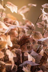 34 Inch Tan w/Green Maple Leaf Stem