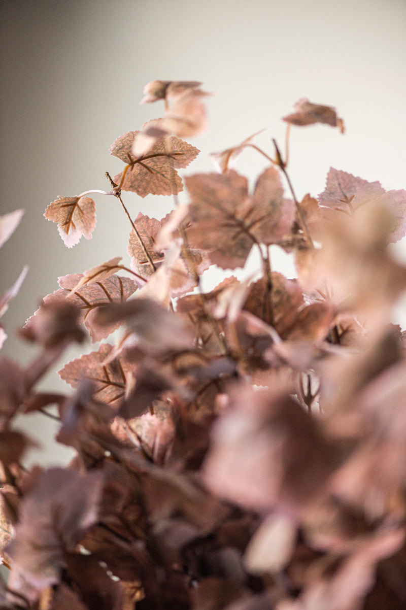 34 Inch Tan w/Green Maple Leaf Stem