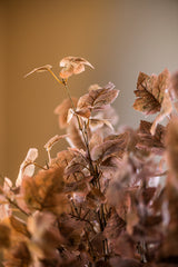 34 Inch Tan w/Green Maple Leaf Stem