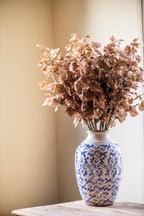 34 Inch Tan w/Green Maple Leaf Stem