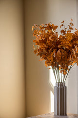 34 Inch Orange Maple Leaf Stem