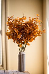 34 Inch Orange Maple Leaf Stem