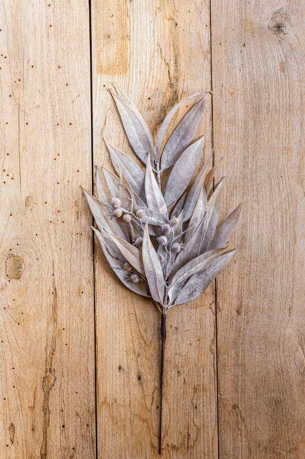 24 Inch Tan Eucalyptus & Rosehip Pick